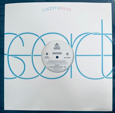 Madonna - Secret - 12" Single LP Vinyl  {Junior Vazquez remixes} used
