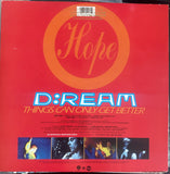 D:REAM - Things Can Only Get Better 12" Single LP Vinyl - Used