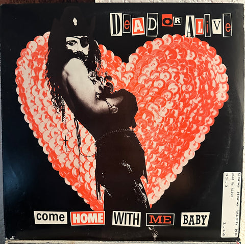 Dead Or Alive - Come Home With Me Baby 12" Single LP Vinyl - Used