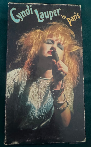 Cyndi Lauper LIVE in Paris VHS - Used