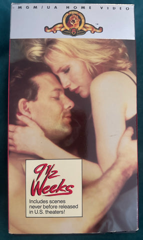 9. 1/2 weeks VHS -- Used