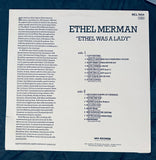 Ethel Merman - Ethel was a Lady LP Vinyl - Used