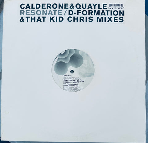 Calderone / Quayle - Resonate (Part 1)  12” single LP vinyl used