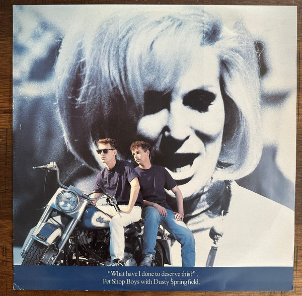 Pet Shop Boys featuring Dusty Springfield 1- What Have I Done To Deserve This? 12" Single LP Vinyl -- Used