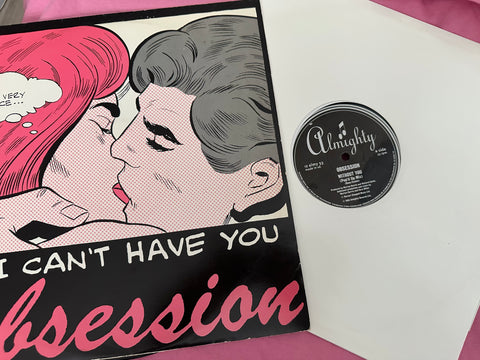 Obsession - 2 Import 12" singles "If I Can't Have You" and " State Of The Nation/ Without You " LP Vinyl - Used