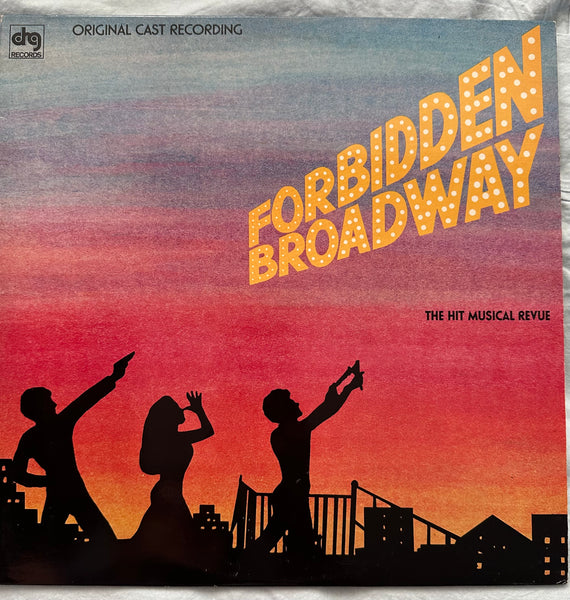 Forbidden Broadway original cast recording LP vinyl - used