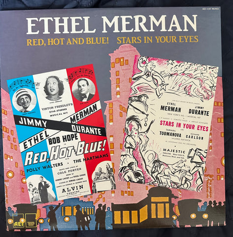 Ethel Merman -  Red, Hot and Blue! & Stars in your Eyes musicals LP vinyl  used