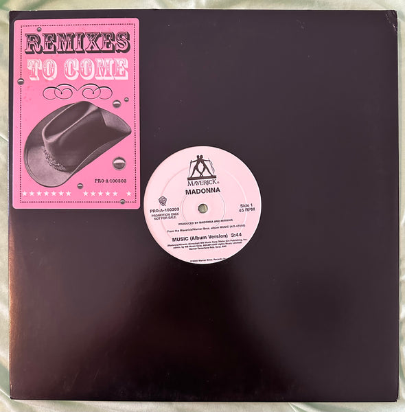 Madonna - Music (double sided 12” Album Version version) 12” promo vinyl single -