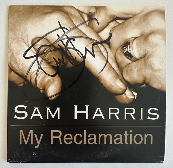 Sam Harris autographed promotional CD single "My Reclamation"  -