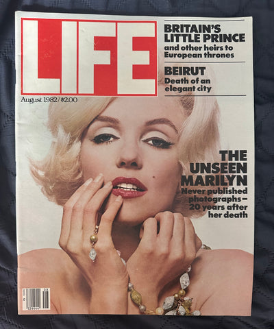 Marilyn Monroe Time magazine 1982 the unreleased photos