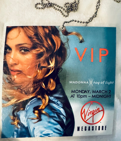 Madonna - RAY OF LIGHT (VIP Pass) Virgin Records