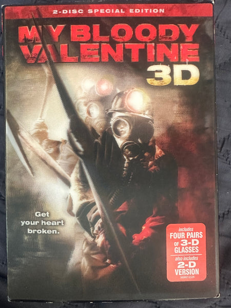 My Bloody Valentine 3D DVD - Used  with glasses
