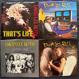 David Lee Roth - set of four 45 records - used