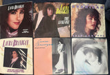 Laura Branigan Lot of original 80s 7" Records 45's -- Used