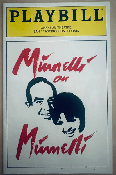Minnelli on Minnelli  San Francisco Playbill