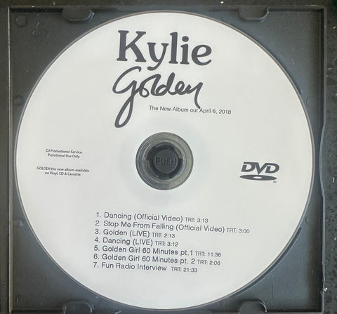 Kylie Minogue - GOLDEN DVD Promos Videos, LIVE, Radio, TV