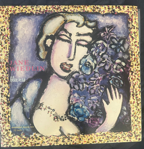 Jane Wiedlin (Go-Go's)  BLUE KISS  12” single. LP Vinyl - Used