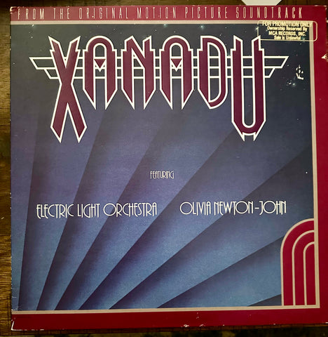 Olivia Newton-John and Xanadu the original soundtrack LP vinyl use promo