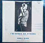 Cyndi Lauper with blue angel I’m gonna be strong import 45 record 1980