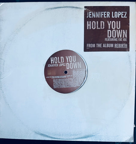 Jennifer Lopez - Hold You Down 12" Single LP Vinyl - Used