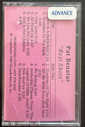 Pat Benatar -  best shots cassette advance