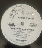 Bonnie pointer promotional 12" single YOUR TOUCH extended version club version and dub version 1984