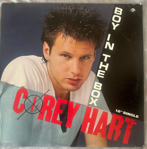 Corey Hart 12" single LP vinyl boy in the box 80s used promo hole