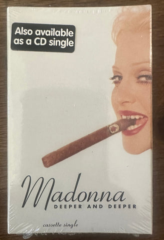 Madonna Deeper and Deeper cassette single new /factory sealed