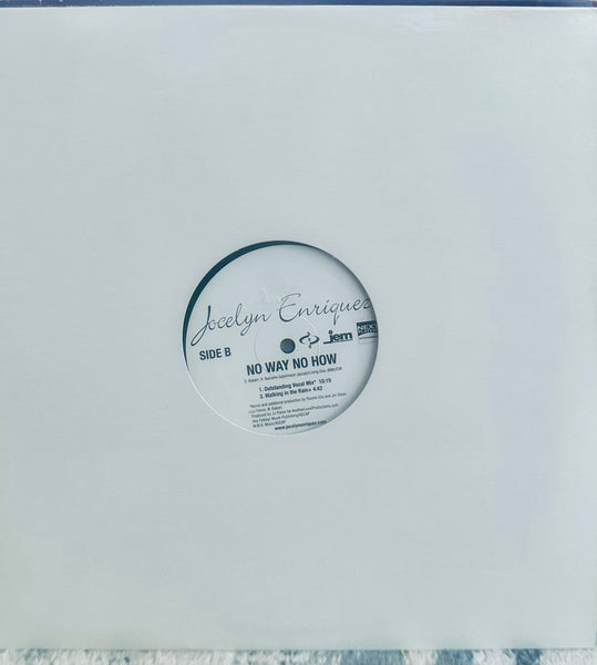 Jocelyn Enrique / no way no how 12” vinyl promo LP