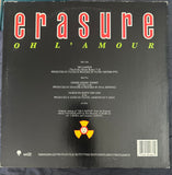 Erasure  OH L' Amour 12 “ single LP Vinyl - Used