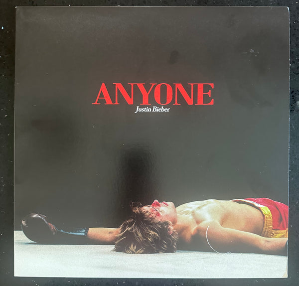 Justin Bieber ANYONE  12" single LP vinyl - Used