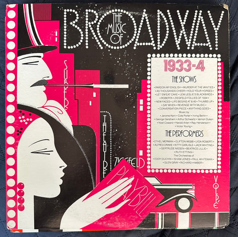 The Music of Broadway 1933-34  LP vinyl used