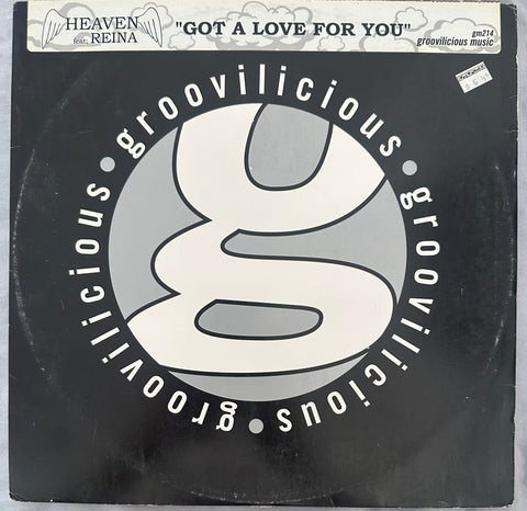 Heaven featuring Reina, got a love for you 12" Single LP Vinyl -Used