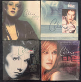 Celine Dion lot of four CD singles card sleeves - used ￼