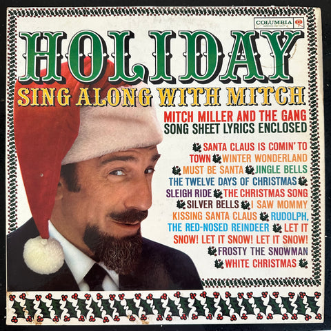 Holiday sing along with MITCH - Christmas LP  Vinyl - Used