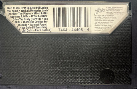 Tammy Wynette next to you audio cassette tape used 1989