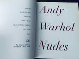 Andy Warhol Nudes hardcover book used (US shipping only)