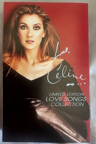 Celine Dion - Limited Edition LOVE SONG Collection Cassette Tape - Used