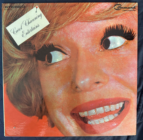 Carol Channing Entertains LP vinyl used with inside booklet