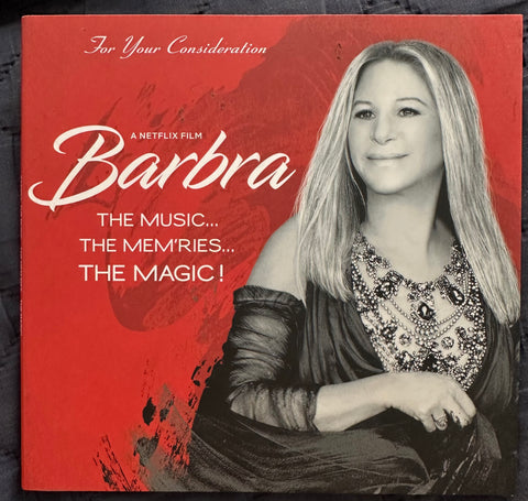 Barbra Streisand promotional DVD, the music, the memories, the magic! FYC