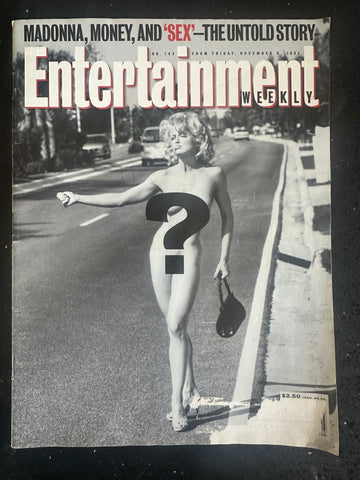 Entertainment weekly Madonna SEX book cover - Used (tear)