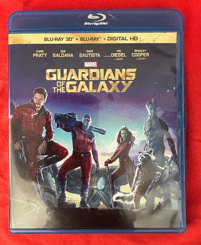 Guardians of the Galaxy, 3D Blu-ray + Blu-ray edition used