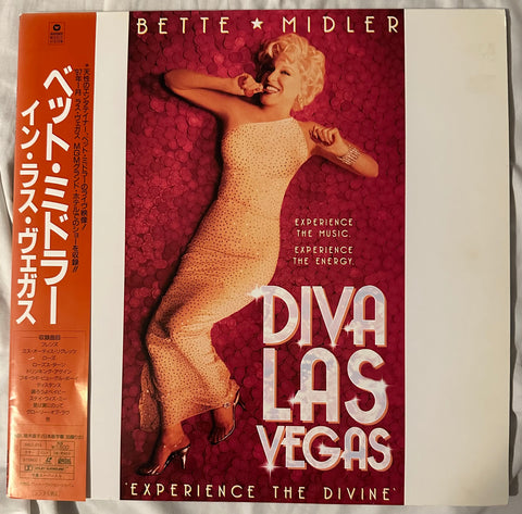 Bette midler Diva Las Vegas LIVE Concert Laserdisc (Japan) Used