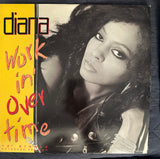 Diana Ross workin’ overtime 12 inch vinyl single used 1989