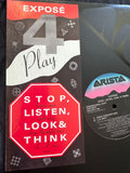 Expose - stop listen looking think, 12 inch remix LP vinyl