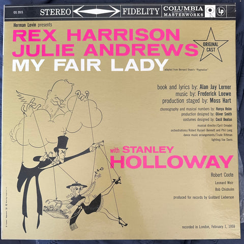 My fair Lady Julie Andrews, Rex Harrison, original LP vinyl