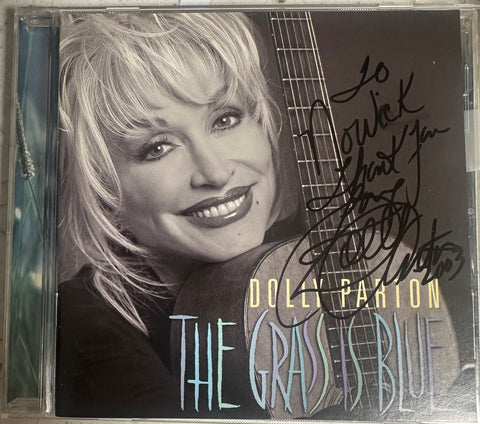Dolly Parton- The Grass is Blue (Autographed CD booklet) CD Used