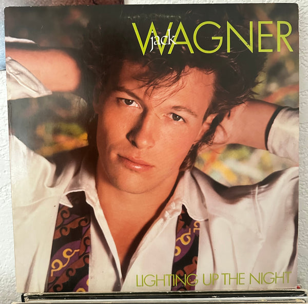 Jack Wagner 1985 lighting up the night LP vinyl - Used