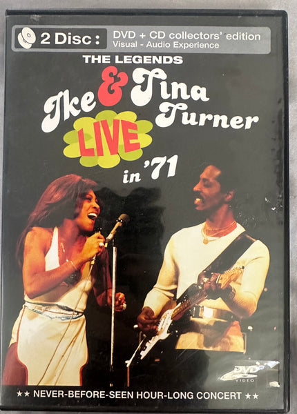 Ike & Tina Turner LIVE  in 1971  CD and DVD - Used