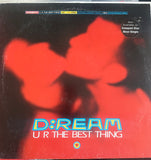 D:REAM - U R The Best Thing (Ice Blue Clear Vinyl)  12" Single LP Vinyl - Used